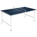 Tischtennisplatte MDF Blau Stahl 274x152.5x76 cm