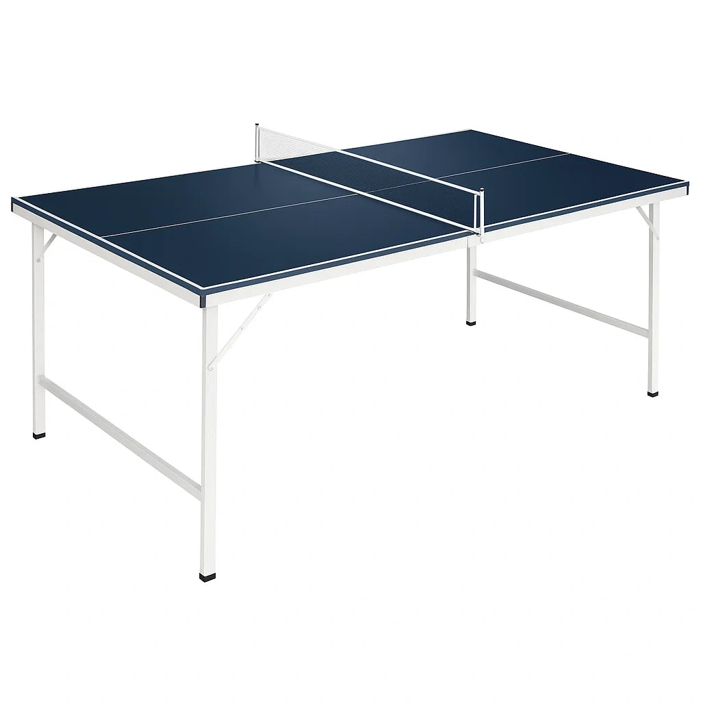 Tischtennisplatte MDF Blau Stahl 274x152.5x76 cm