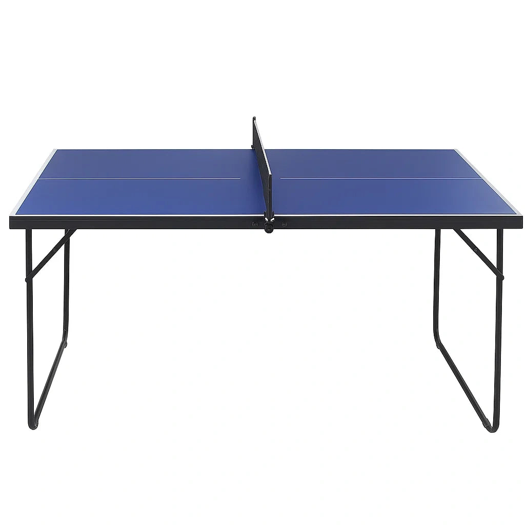 Klappbare Tischtennisplatte Blau MDF Metall