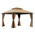 Pavillon Aluminium Polyester Beige 300cm x 400cm