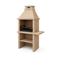 Gartengrillkamin aus Beton in Sandsteinoptik