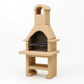 Beton Grillkamin mit Edelstahlrost 165 cm
