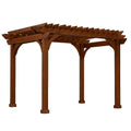 Holz Pergola 300x300cm Braun