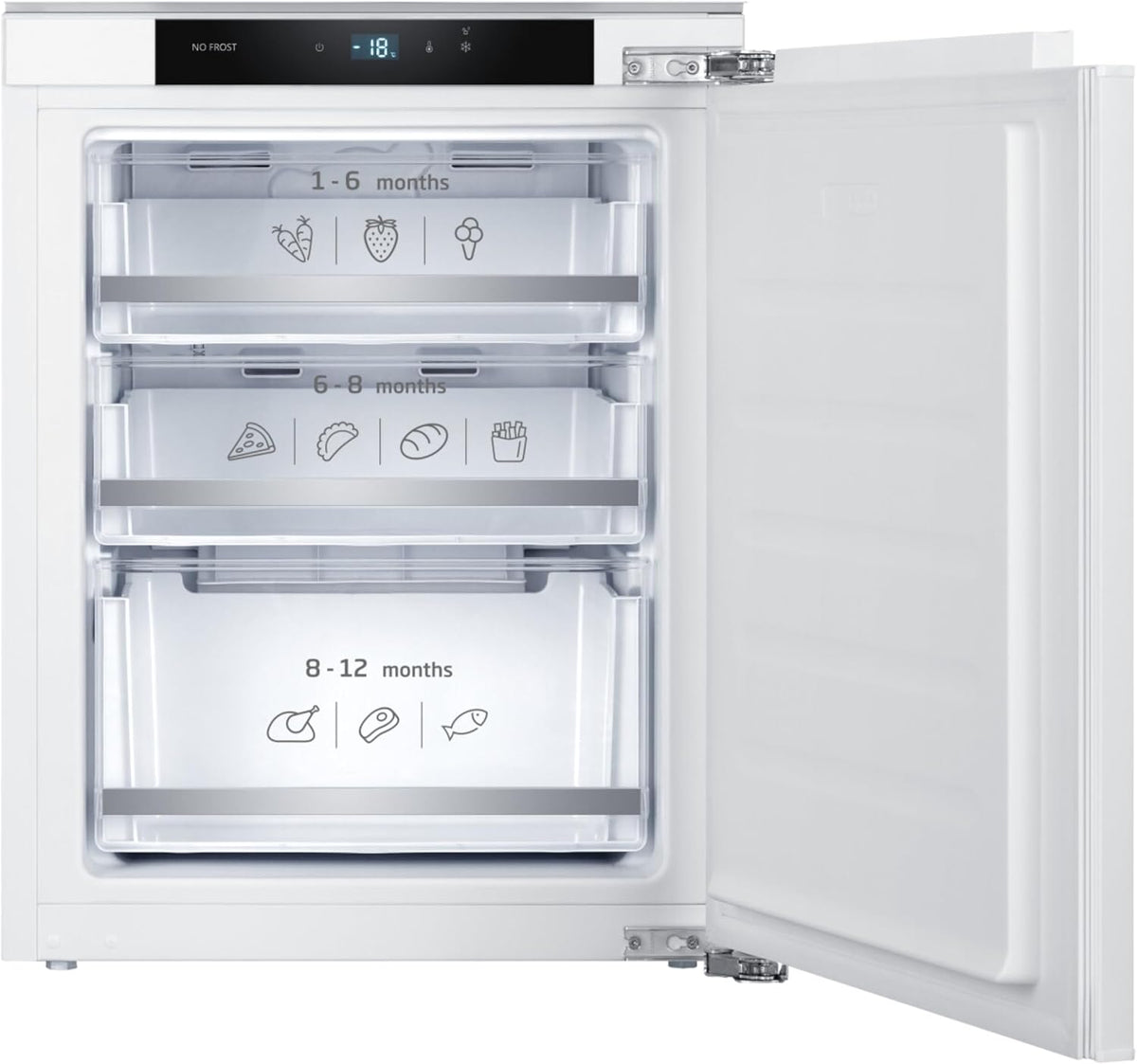 Amica EGSX 321 210 Gefrierschrank, 712 mm Nische, Festtür-Technik, Energieeffizienzklasse D