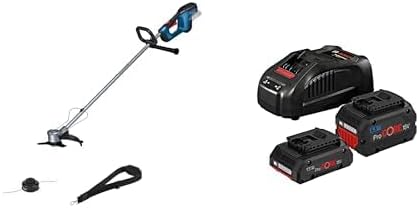 Bundle of Bosch Professional 18V System Akku-Freischneider GFR 18V-23 + Akku Starter-Set: 1x ProCORE18V 4.0Ah Akku + 1x ProCORE18V 5.5Ah Akku +