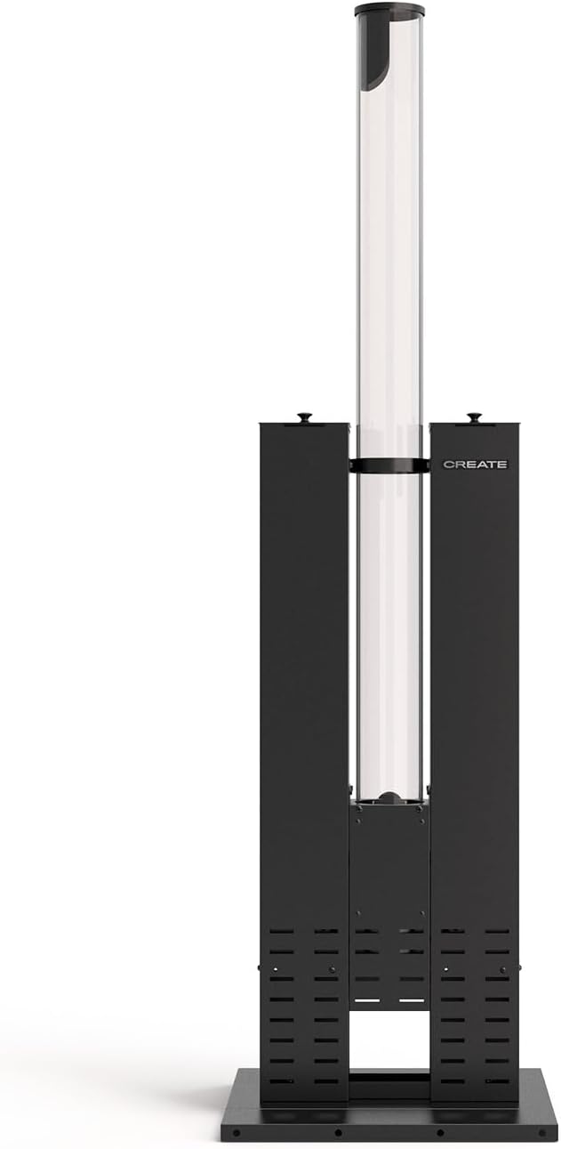 CREATE/FIRE TUBE HEATER/Rauchfreier Pelletofen für den Außenbereich / 8,2 kW, Fassungsvermögen 3,6 kg Pellets, rauchfrei, Reichweite bis zu 9 m2