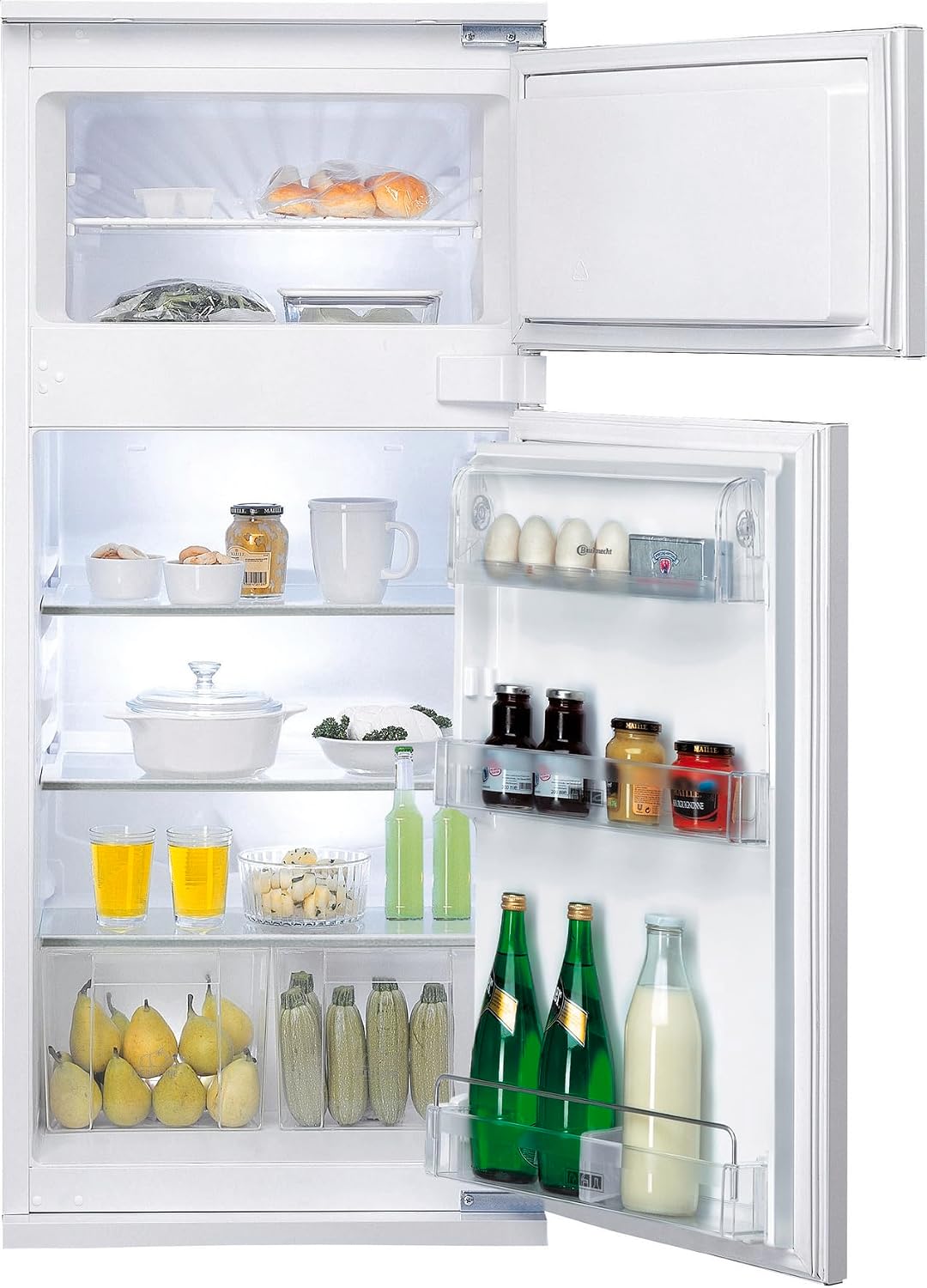Bauknecht KDNF 203C IN Kühl-Gefrierkombination freistehend, 415 l, leise 35 dB, Dual Cool Total NoFrost, FreshShield, SmoothFit 90° Türöffnung