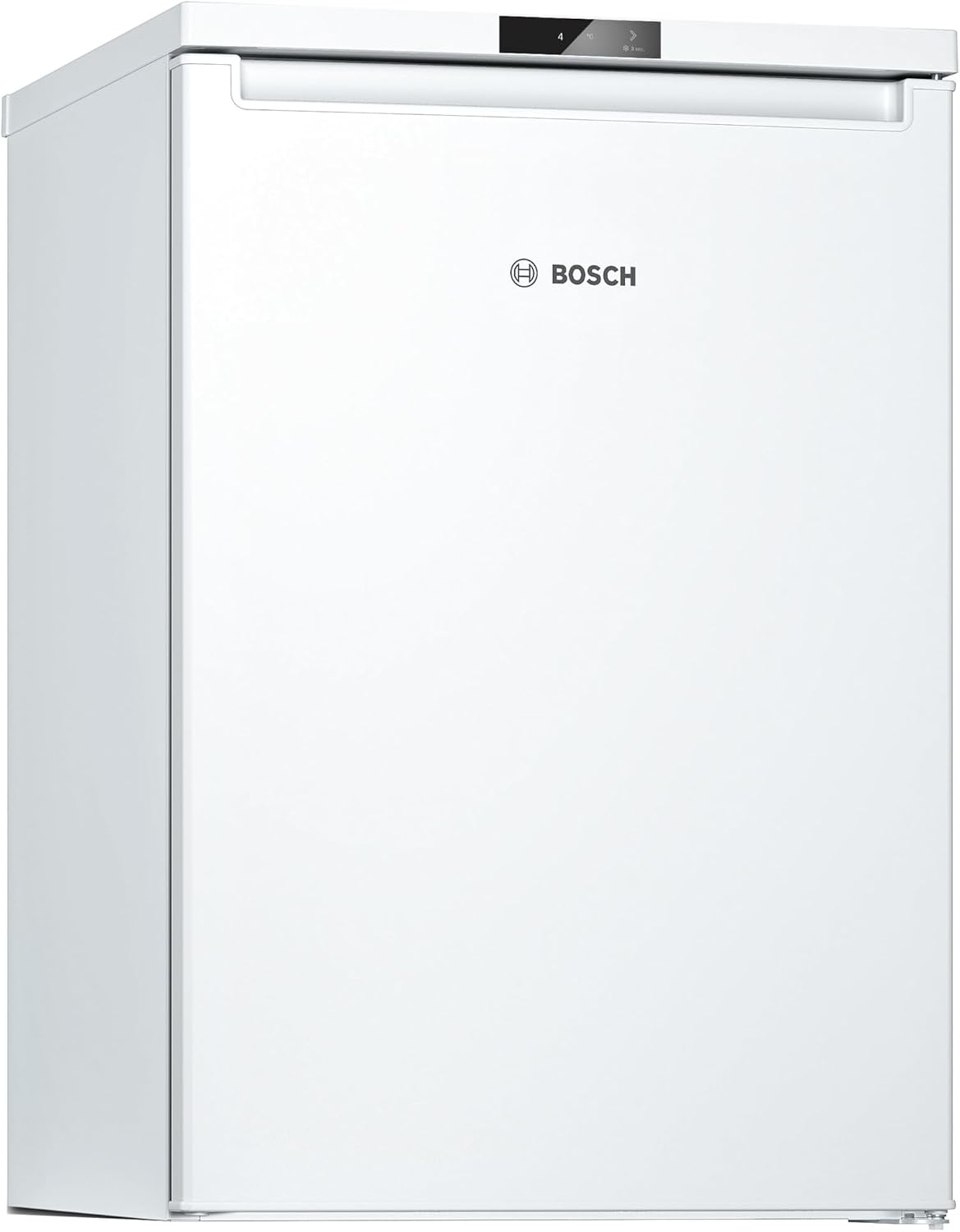 Bosch KTR15NWEB, Serie 2 Mini-Kühlschrank 85 x 56, 134 L, 39 dB leise trotz starker Kühlkraft, MultiBox für länger frisches Obst und Gemüse, Weiß